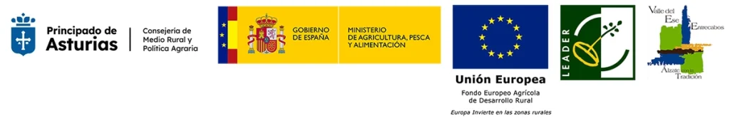 Logos LEADER, footer de página
